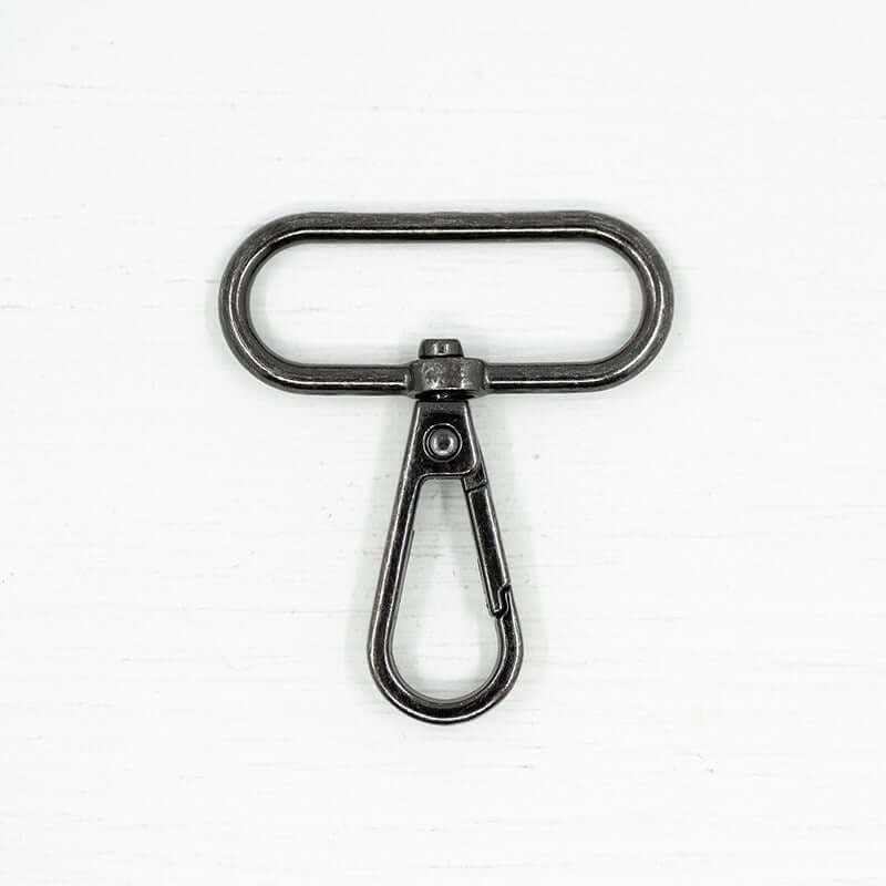 2 x metal snap hooks fastener swivel clips for bag making. 13/25/32/38 mm.