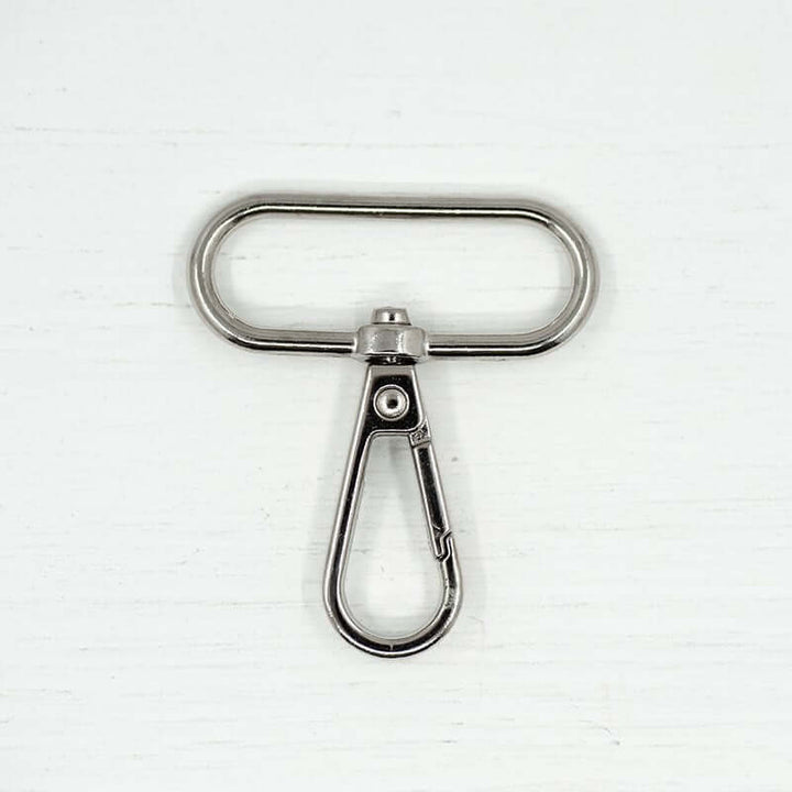 2 x metal snap hooks fastener swivel clips for bag making. 13/25/32/38 mm.