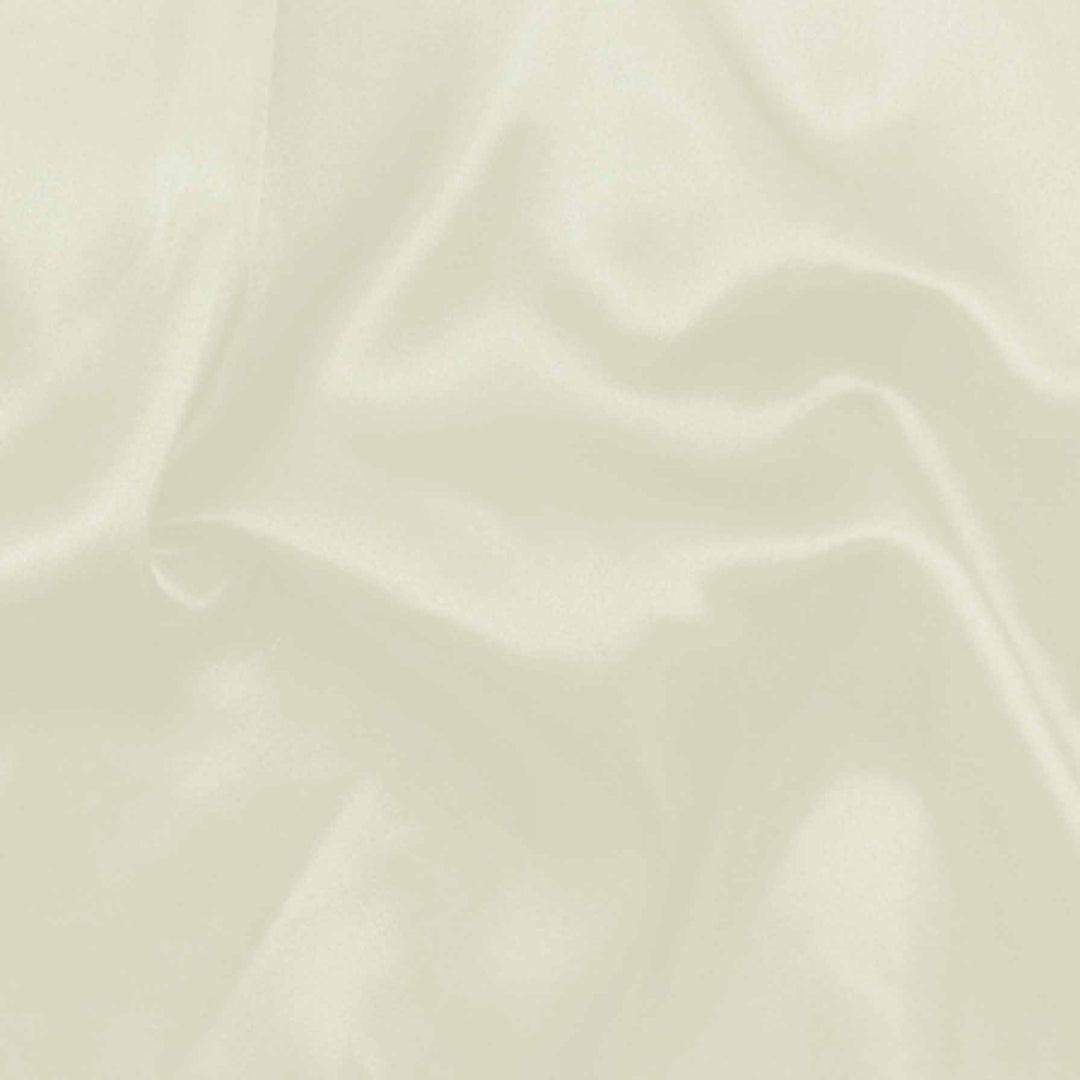 Silky Habutae Lining Fabric: cream, black. Dressmaking. 100% polyester, 110 cm wide. By the half metre.
