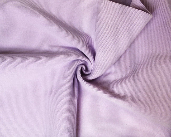 Tubular jersey ribbing knit cotton Oeko-Tex fabric. Ribbed cuffing, waistbands x 1/2m