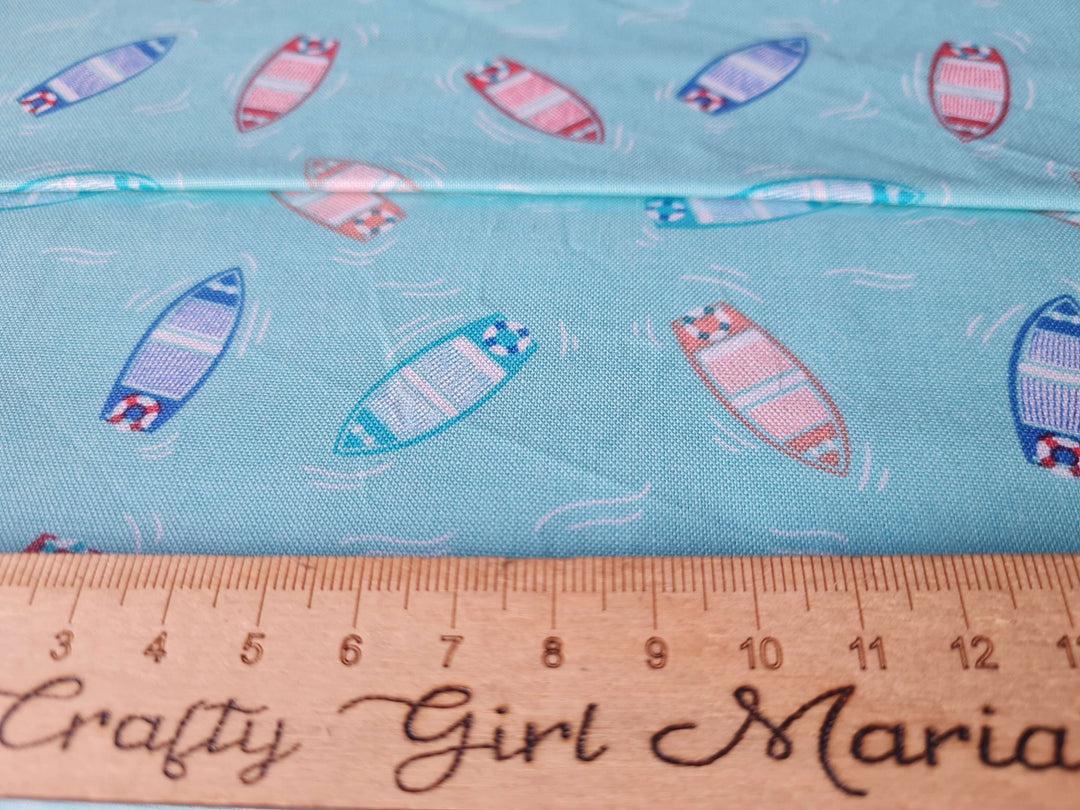 By the Coast: nautical seaside quilting cotton fabric x half metre