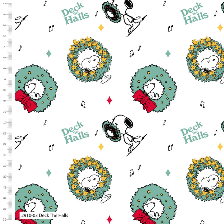 Snoopy's Christmas - Peanuts - 4pk 100% cotton Fat Quarter bundle