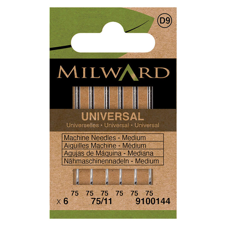 6 pk Eco Sewing Machine Needles | Milward Plastic free | Universal Ballpoint Stretch