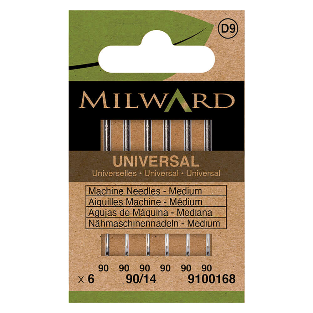 6 pk Eco Sewing Machine Needles | Milward Plastic free | Universal Ballpoint Stretch