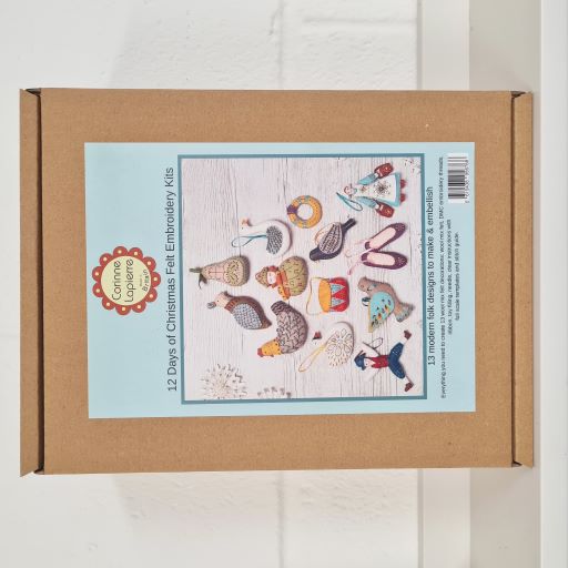 12 Days of Christmas Book/ Felt/ Complete Kit, Corinne Lapierre, UK.