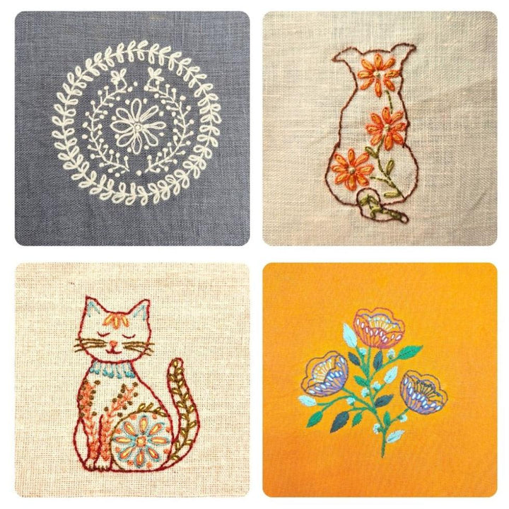 Corinne Lapierre UK Stick and Stitch Embroidery: Dogs, Cats, Birds, Flowers