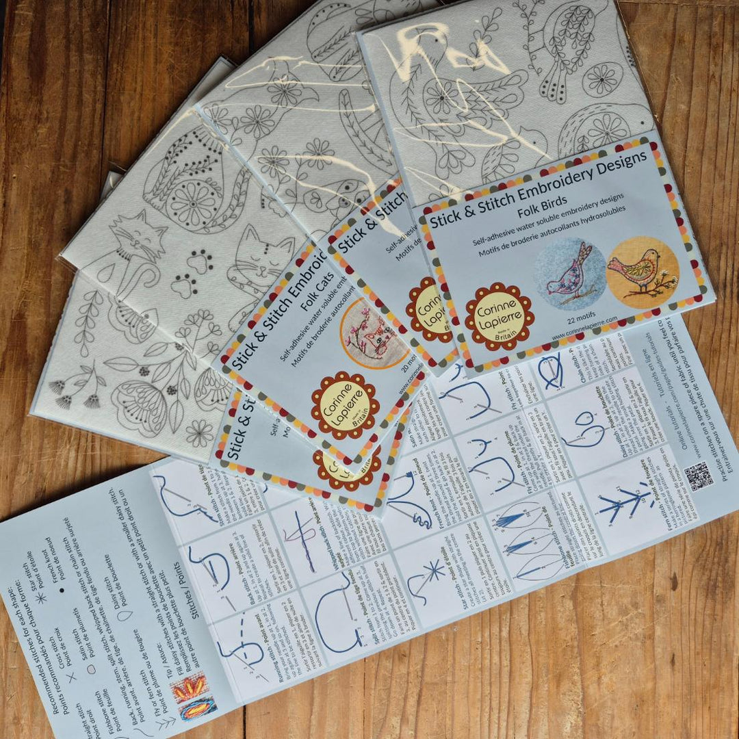 Corinne Lapierre UK Stick and Stitch Embroidery: Dogs, Cats, Birds, Flowers