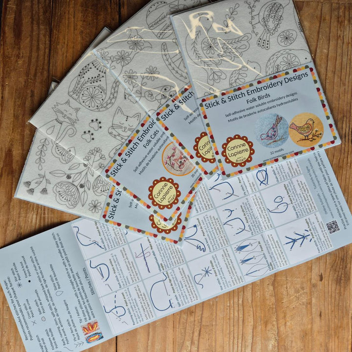 Corinne Lapierre UK Stick and Stitch Embroidery: Dogs, Cats, Birds, Flowers