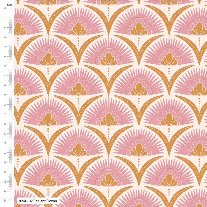 Art Deco Blooms Cotton Fat Quarter Bundle quilting 100% Cotton Fabric