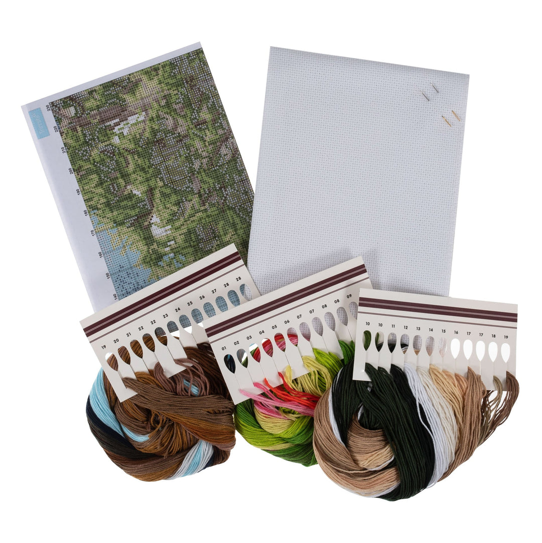 Extra Large Counted Cross Stitch Kit - Harbour View