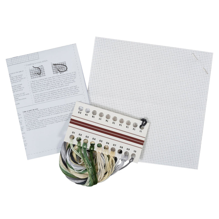 Mini Counted Cross Stitch Kit - Hydrangea