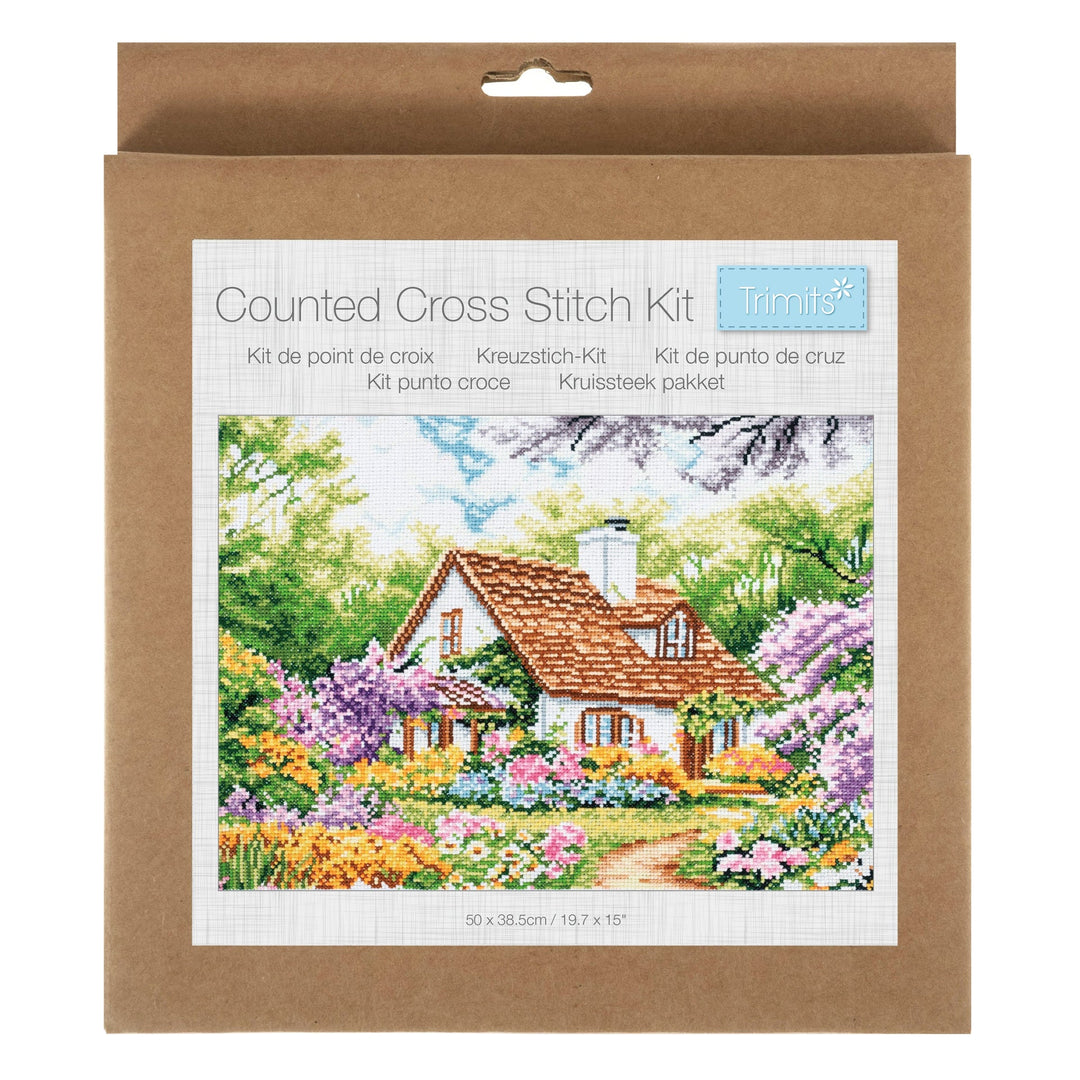 Large Counted Cross Stitch Kit - House