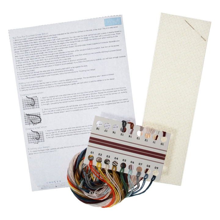 Bookmark Counted Cross Stitch Kit - Bird