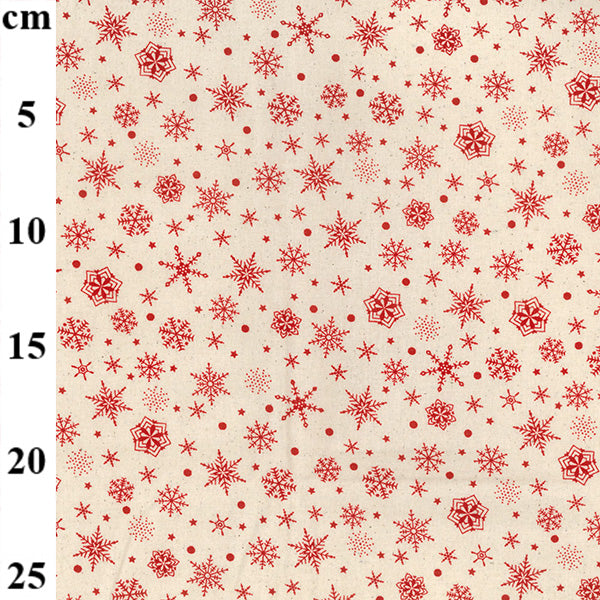 Scandi Metallic Christmas cotton Fabrics by John Louden per 1/2M