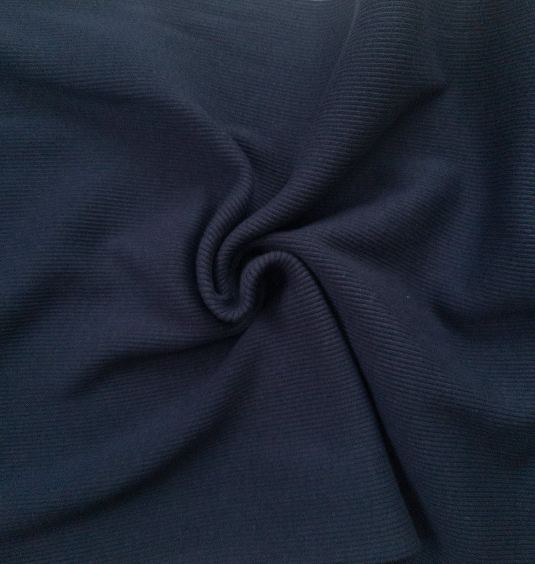 Tubular jersey ribbing knit cotton Oeko-Tex fabric. Ribbed cuffing, waistbands sold per 1/2m