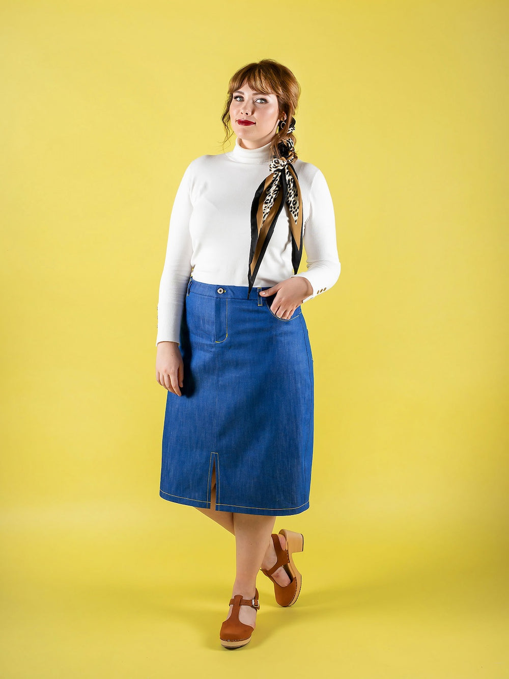 Tilly and the Buttons Ness sewing pattern. Easy casual skirt pattern.