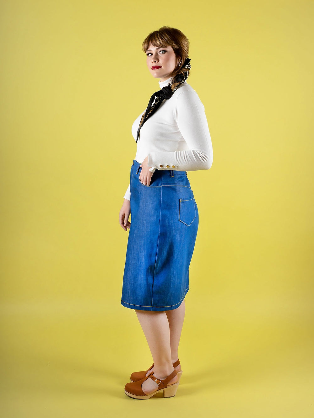 Tilly and the Buttons Ness sewing pattern. Easy casual skirt pattern.