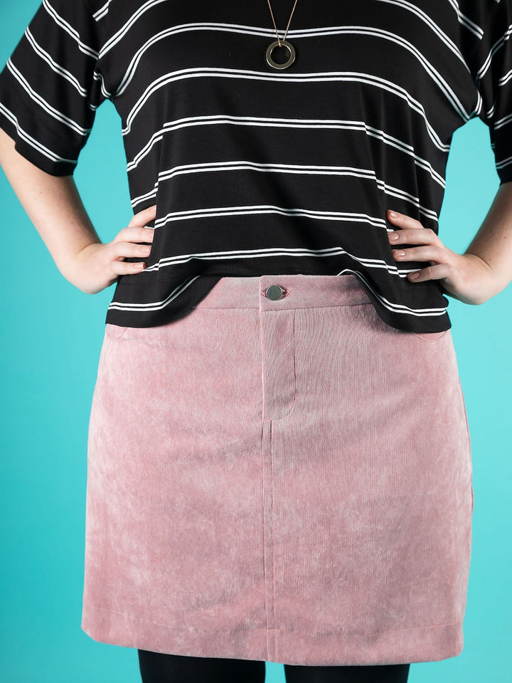 Tilly and the Buttons Ness sewing pattern. Easy casual skirt pattern.