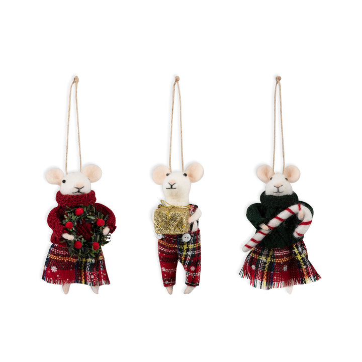 Mouse Fairies 2/3 pk - Trimits MYO Christmas Needle Felting decoration craft kit.