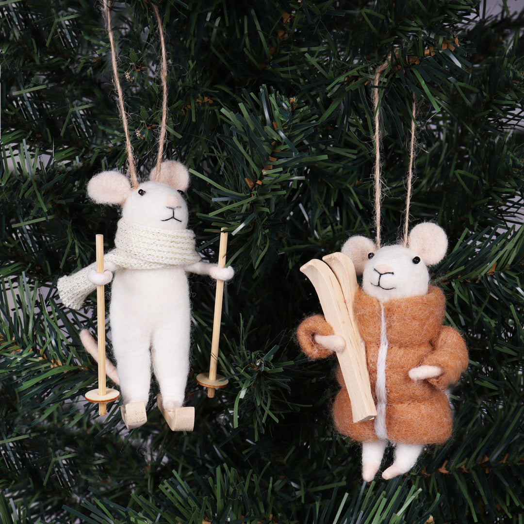 Mouse Fairies 2/3 pk - Trimits MYO Christmas Needle Felting decoration craft kit.