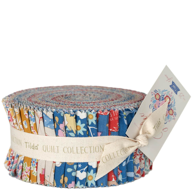Tilda Jubilee Fabric Roll: 6.35 x 110cm: 40 Pieces quilt fabric