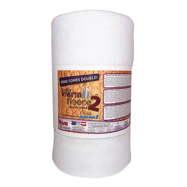 Warm Company Fusible on 2 sides Warm Fleece 2: 114cm (45") wide. Per 1m