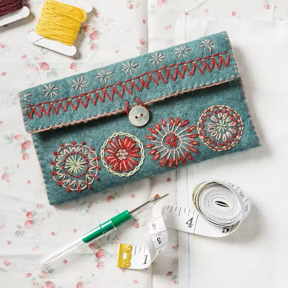 Sewing Pouch felt craft kit, Corinne Lapierre, UK.