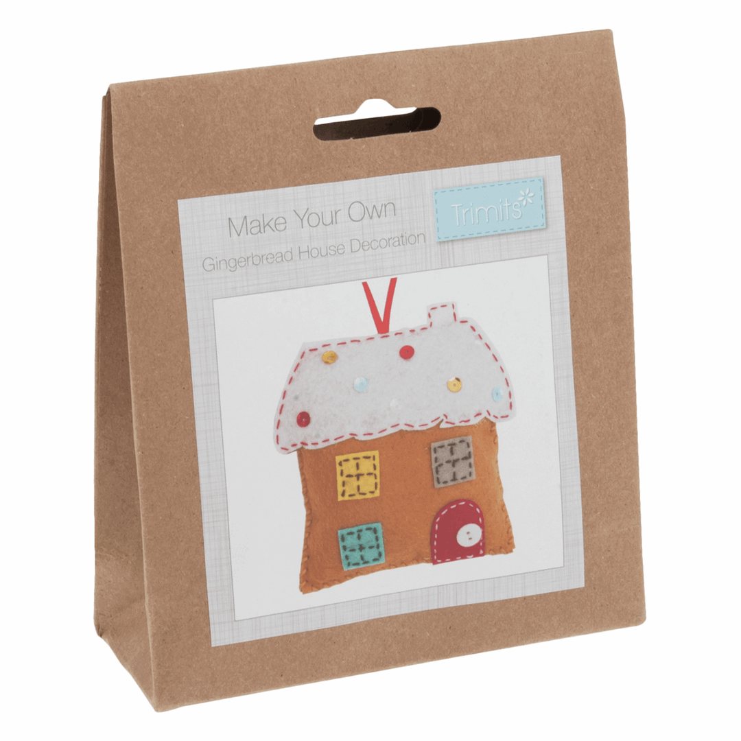 Trimits make your own hanging felt Christmas decoration kit - Kids, adults Crafts Sewing