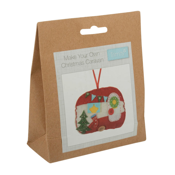 Trimits make your own hanging felt Christmas decoration - Kids, adults Craft kit