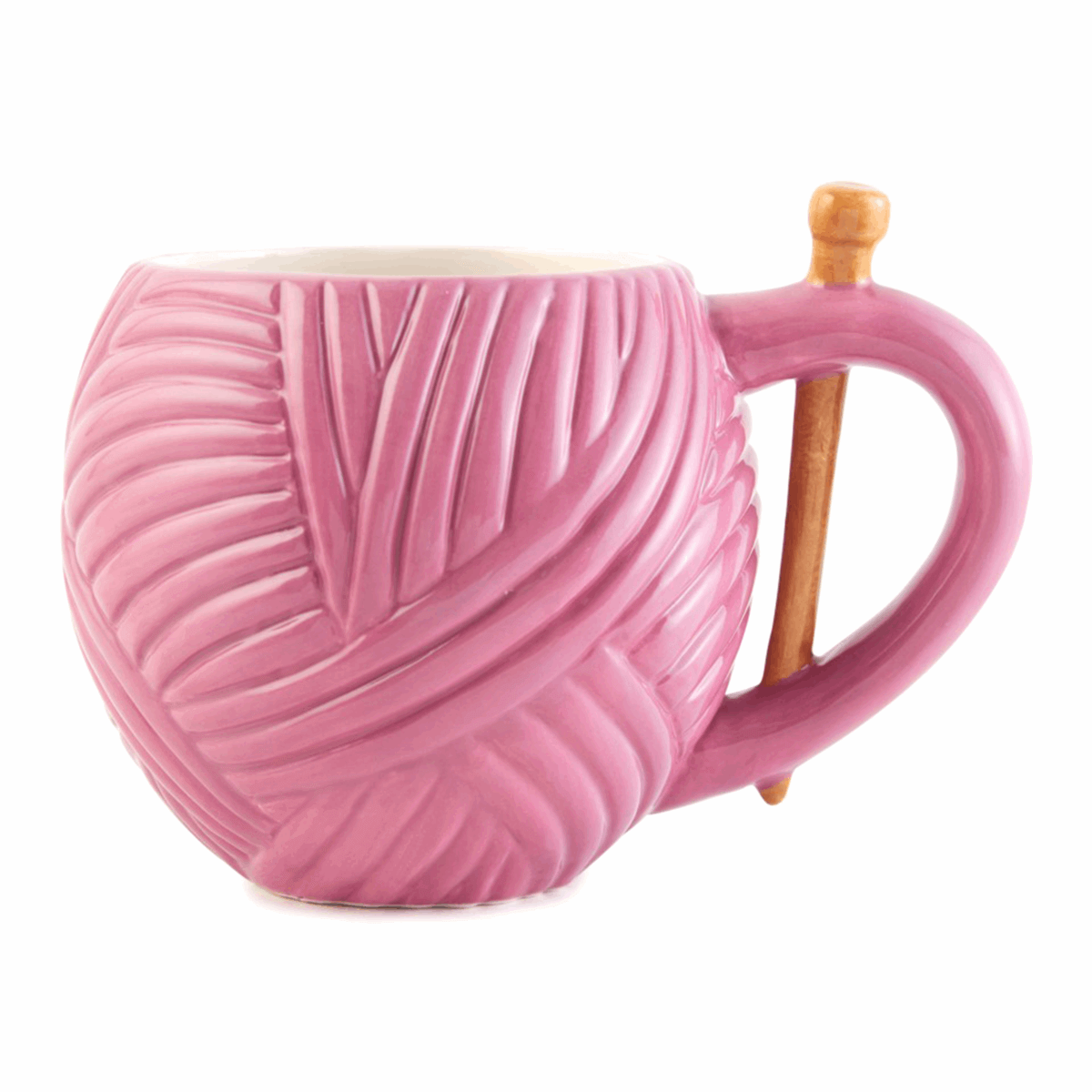 Knitting Pink Yarn Ball Wool Novelty Mug Cup Drink Gift
