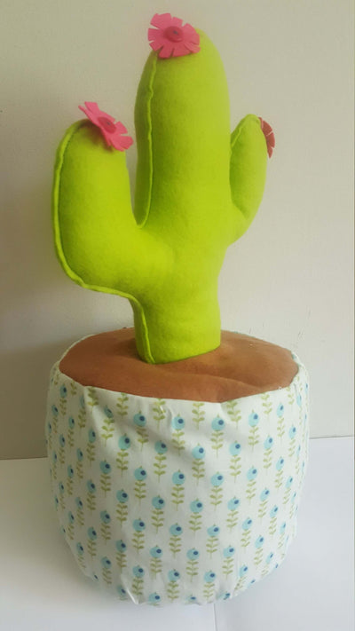 Cactus Doorstop or Home Decoration (refillable /washable) - Sewing PDF Pattern