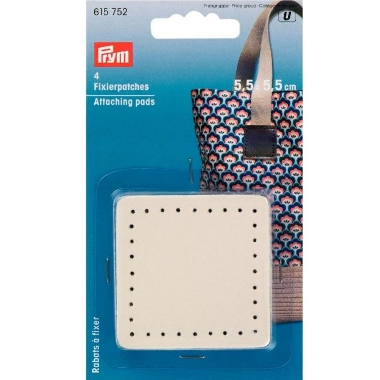 Prym Attaching pads for bags: black, brown, beige: 4 pack