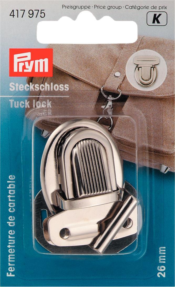 Metal tuck twist lock / bag closure/ bag clasp catch fasteners for bags. Prym.